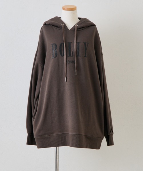 OLIVE des OLIVE（オリーブデオリーブ）の「スパンコールフードパーカー（パーカー・レディース・オフホワイト/トップグレー/スミクロ/ホワイト/ピンク・FREE）」の10枚目の写真