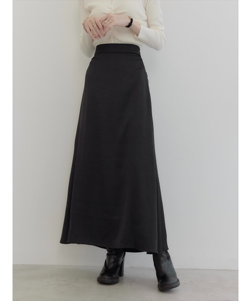 amel（エイメル）の「【RE ARRIVAL】マットサテンフレアスカート / ブラック（スカート・レディース・ブラック・FREE）」の21枚目の写真