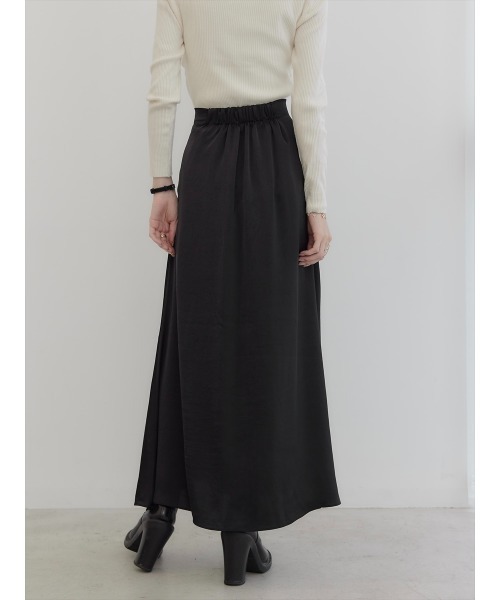 amel（エイメル）の「【RE ARRIVAL】マットサテンフレアスカート / ブラック（スカート・レディース・ブラック・FREE）」の18枚目の写真