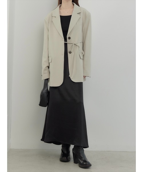 amel（エイメル）の「【RE ARRIVAL】マットサテンフレアスカート / ブラック（スカート・レディース・ブラック・FREE）」の13枚目の写真