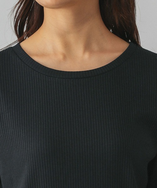 GLOBAL WORK（グローバルワーク）の「Beautee袖フレア長袖/580845（Tシャツ/カットソー・レディース・ホワイト系その他3/ブラック系その他/オフホワイト/ブラック・LARGE/MEDIUM/SMALL）」の22枚目の写真