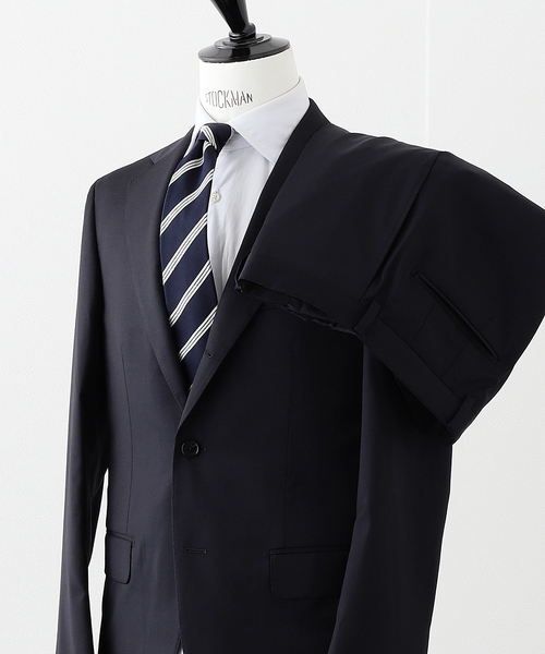EDIFICE（エディフィス）の「D.OLIVER 3ボタン ロロピアーナ サージ（スーツセット・メンズ・ネイビー/ブラック・46/48/44）」の2枚目の写真