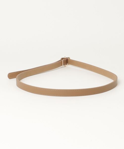 NANO universe（ナノユニバース）の「無段階調整 スクエア型バックルベルト（ベルト・レディース・ブラック/ブラウン/ベージュ・F）」の12枚目の写真