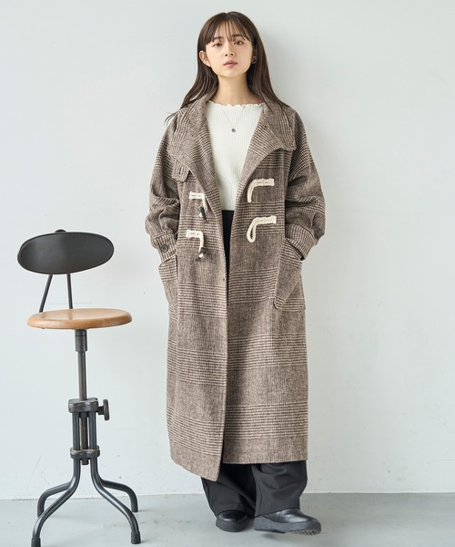 ロングダッフルコート【585108】（ダッフルコート）｜mil（ミル）の