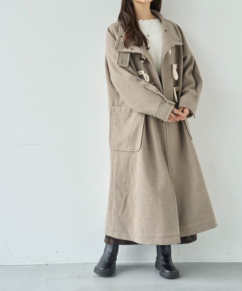 ロングダッフルコート【585108】（ダッフルコート）｜mil（ミル）の