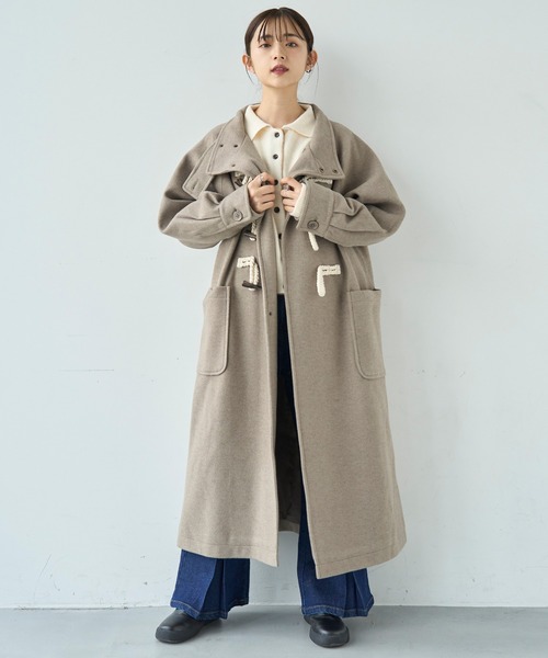 ロングダッフルコート【585108】（ダッフルコート）｜mil（ミル）の