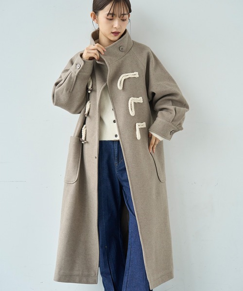 セール】ロングダッフルコート【585108】（ダッフルコート）｜mil