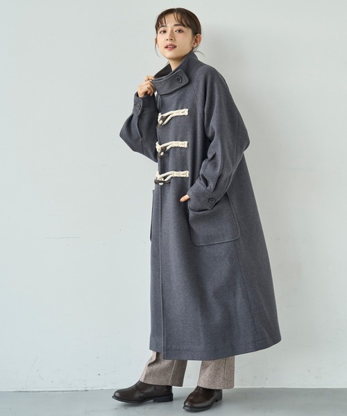 ロングダッフルコート【585108】（ダッフルコート）｜mil（ミル）の