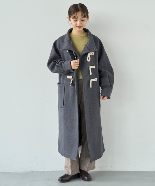 ロングダッフルコート【585108】（ダッフルコート）｜mil（ミル）の