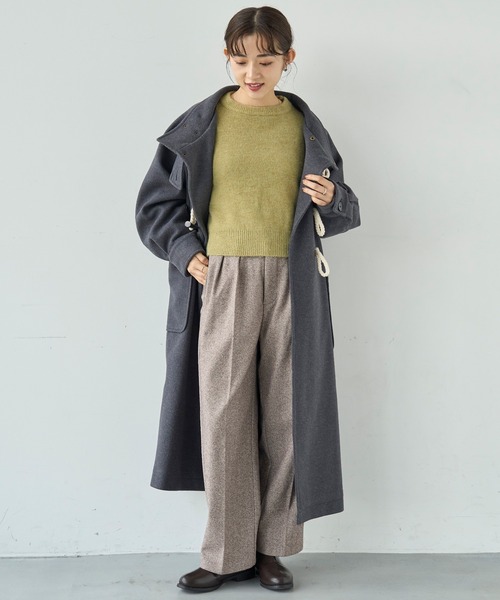 ロングダッフルコート【585108】（ダッフルコート）｜mil（ミル）の