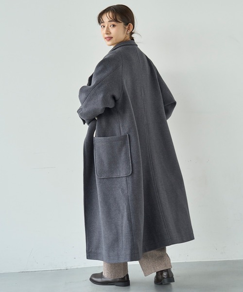 ☆美品☆　トゥモローランド　ダッフルコート　ロング丈　トグル4 グレー　34 ☆美品☆ トゥモローランド ダッフルコート ロング丈 トグル4 グレー