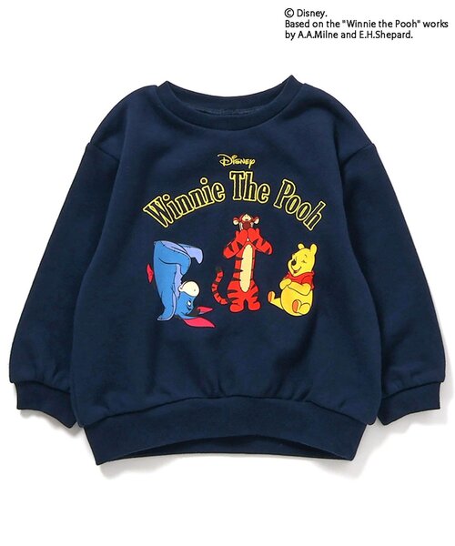 WEB限定ディズニーキャラクター/くまのプーさん/トレーナー