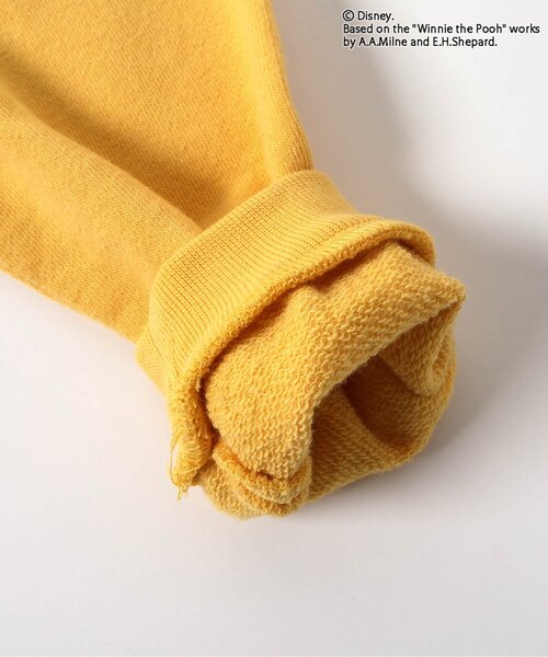 Disney（ディズニー）の「WEB限定ディズニーキャラクター/くまのプーさん/トレーナー（スウェット・キッズ・レッド/ネイビー/イエロー・80/90/100/110/120/130）」の9枚目の写真