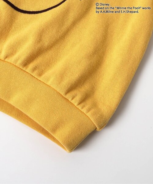 Disney（ディズニー）の「WEB限定ディズニーキャラクター/くまのプーさん/トレーナー（スウェット・キッズ・レッド/ネイビー/イエロー・80/90/100/110/120/130）」の10枚目の写真