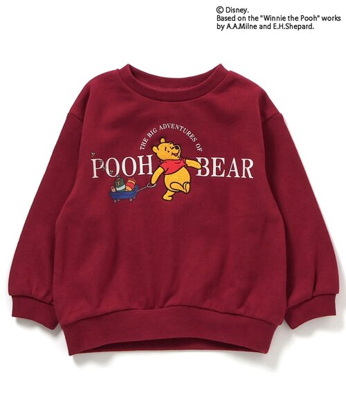 WEB限定ディズニーキャラクター/くまのプーさん/トレーナー