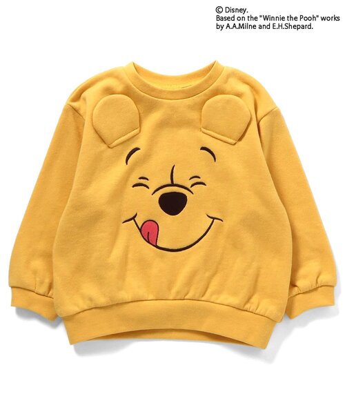 Disney（ディズニー）の「WEB限定ディズニーキャラクター/くまのプーさん/トレーナー（スウェット・キッズ・レッド/ネイビー/イエロー・80/90/100/110/120/130）」の12枚目の写真