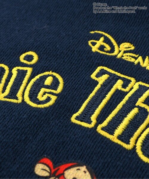 Disney（ディズニー）の「WEB限定ディズニーキャラクター/くまのプーさん/トレーナー（スウェット・キッズ・レッド/ネイビー/イエロー・80/90/100/110/120/130）」の14枚目の写真