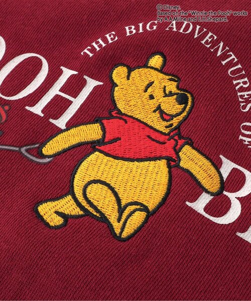 Disney（ディズニー）の「WEB限定ディズニーキャラクター/くまのプーさん/トレーナー（スウェット・キッズ・レッド/ネイビー/イエロー・80/90/100/110/120/130）」の15枚目の写真