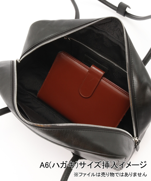 MARGE SHERWOOD(マージシャーウッド)の「【Geek Office / ギークオフィス】MARGESHERWOOD / SOFT BOSTON(ボストンバッグ・レディース・ブラウン/チョコ/ブラック・FREE)」の7枚目の写真