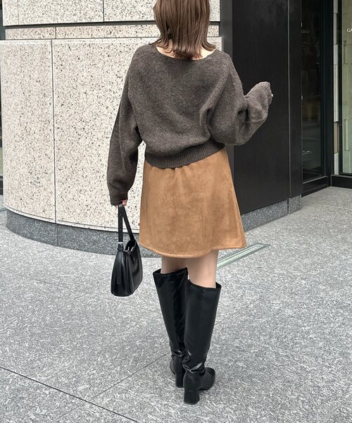 Thevon(ゼボン)の「チョーカー付きVネックニット(ニット/セーター・レディース・ブラック/ブラウン/ベージュ/ミント・FREE)」の20枚目の写真