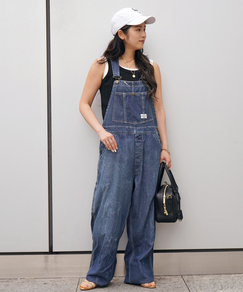 UNION HERCULES MADE(ユニオンヘラクレスメイド)の「【UNION HERCULES MADE/ユニオンヘラクレスメイド】OVERALL(サロペット/オーバーオール・レディース・ブルー系その他・36/38)」の2枚目の写真
