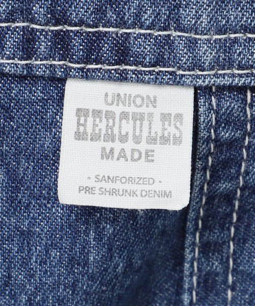UNION HERCULES MADE(ユニオンヘラクレスメイド)の「【UNION HERCULES MADE/ユニオンヘラクレスメイド】OVERALL(サロペット/オーバーオール・レディース・ブルー系その他・36/38)」の19枚目の写真