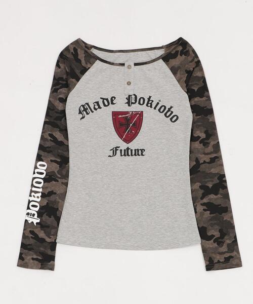 dispark（ディスパーク）の「DISPARK/【25年秋冬新作】クロスロゴラグラントップ（Tシャツ/カットソー・レディース・杢グレー/その他1・FREE）」の12枚目の写真