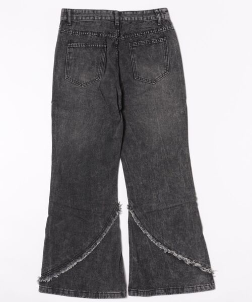 Mag.(マグ)の「【リメイク風クラッシュデニムパンツ】(デニムパンツ・メンズ・ブラック・LARGE/MEDIUM)」の2枚目の写真