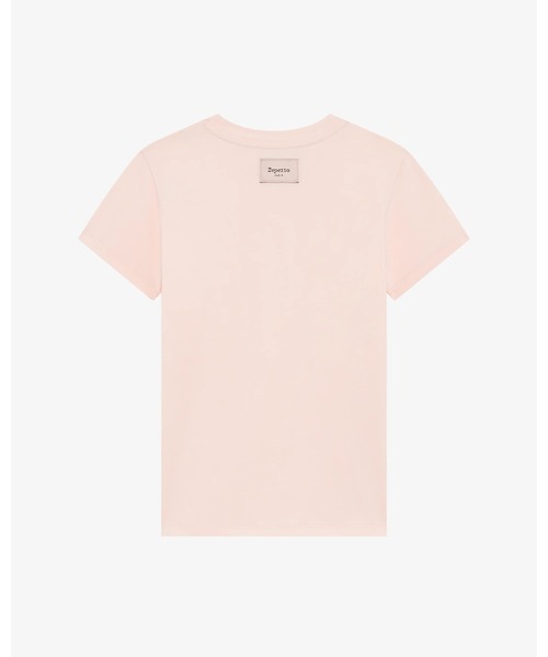 Repetto（レペット）の「〔WEB限定〕リトル ボウ Tシャツ - キッズ / SE681（Tシャツ/カットソー・キッズ・ベビーピンク・4YEAR/6YEAR/8YEAR/10YEAR）」の2枚目の写真
