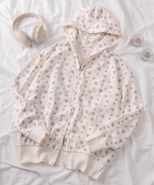 セール】【87】【JEMORGAN/ジェーイーモーガン】花柄 ガーゼ裏毛