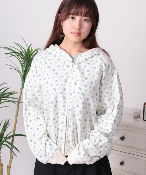 セール】【87】【JEMORGAN/ジェーイーモーガン】花柄 ガーゼ裏毛