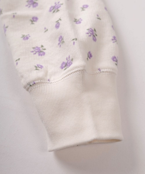 JEMORGAN（ジェーイーモーガン）の「【87】【JEMORGAN/ジェーイーモーガン】花柄 ガーゼ裏毛 ジップパーカー（パーカー・レディース・ブルー/グレー/ラベンダー/グレー系その他/レッド・FREE）」の11枚目の写真