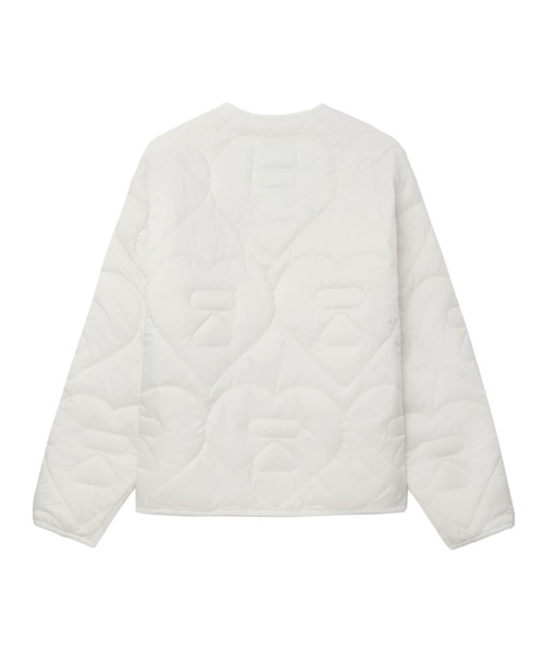 A BATHING APE(アベイシングエイプ)の「HEART QUILTED ARMY LINER JACKET(その他アウター・レディース・ネイビー/オリーブ/アイボリー・FREE)」の4枚目の写真