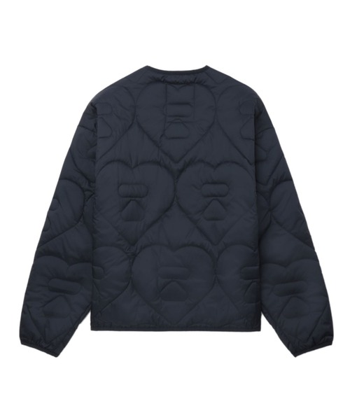 A BATHING APE(アベイシングエイプ)の「HEART QUILTED ARMY LINER JACKET(その他アウター・レディース・ネイビー/オリーブ/アイボリー・FREE)」の6枚目の写真