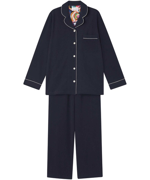 une nana cool(ウンナナクール)の「【綿混】コットンパイルパジャマ MADE WITH LIBERTY FABRIC(ルームウェア/パジャマ・レディース・ベージュ/ブラック/ブラウン/ホワイト/チョコ/ネイビー・L/M)」の6枚目の写真