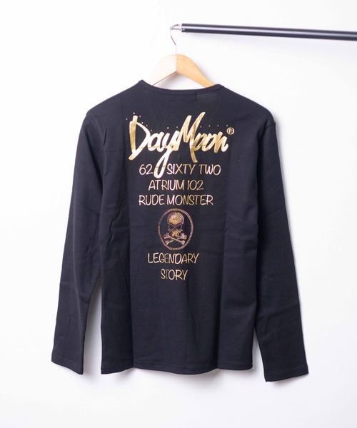 ARCHIVER(アーカイバ)の「【RES】【Day Moon】バックプリントVネックL/S-T(Tシャツ/カットソー・メンズ・ブラック・LARGE)」の7枚目の写真