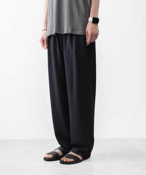 ATTACHMENT(アタッチメント)の「2/90 ウールツイストツイル イージートラウザーズ/ 2/90 WO TWIST TWILL EASY TROUSERS(スラックス・メンズ・ブラック/グレー・4/1/2/3)」の14枚目の写真