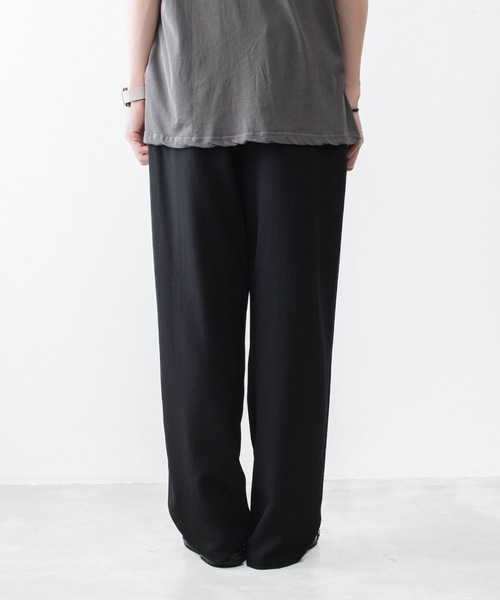 ATTACHMENT(アタッチメント)の「2/90 ウールツイストツイル イージートラウザーズ/ 2/90 WO TWIST TWILL EASY TROUSERS(スラックス・メンズ・ブラック/グレー・4/1/2/3)」の16枚目の写真