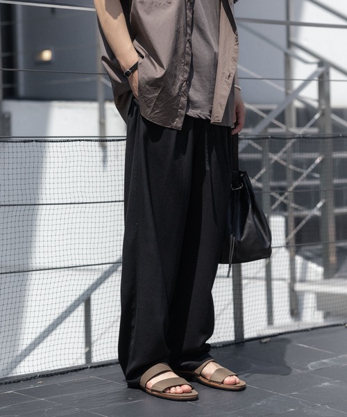 ATTACHMENT(アタッチメント)の「2/90 ウールツイストツイル イージートラウザーズ/ 2/90 WO TWIST TWILL EASY TROUSERS(スラックス・メンズ・ブラック/グレー・4/1/2/3)」の11枚目の写真