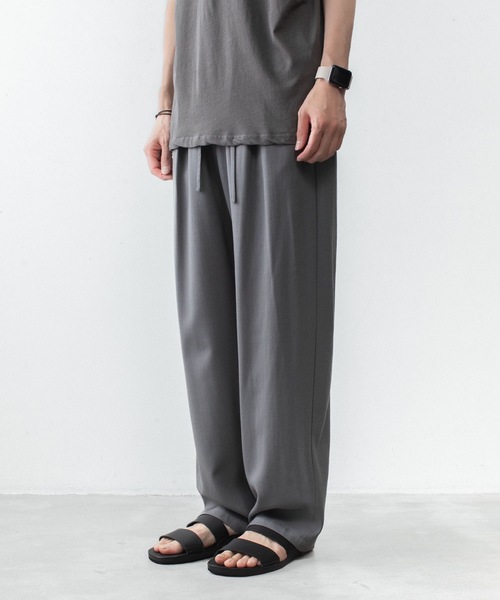 ATTACHMENT(アタッチメント)の「2/90 ウールツイストツイル イージートラウザーズ/ 2/90 WO TWIST TWILL EASY TROUSERS(スラックス・メンズ・ブラック/グレー・4/1/2/3)」の4枚目の写真