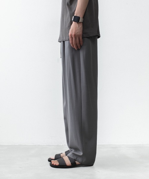 ATTACHMENT(アタッチメント)の「2/90 ウールツイストツイル イージートラウザーズ/ 2/90 WO TWIST TWILL EASY TROUSERS(スラックス・メンズ・ブラック/グレー・4/1/2/3)」の5枚目の写真