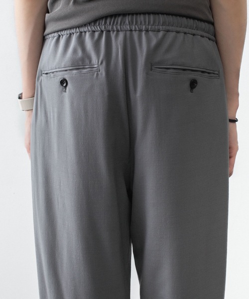ATTACHMENT(アタッチメント)の「2/90 ウールツイストツイル イージートラウザーズ/ 2/90 WO TWIST TWILL EASY TROUSERS(スラックス・メンズ・ブラック/グレー・4/1/2/3)」の9枚目の写真