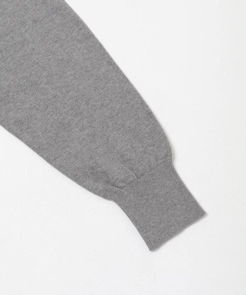 URBAN RESEARCH ROSSO MEN(アーバンリサーチロッソメン)の「コットンカシミヤニットポロシャツ(ニット/セーター・メンズ・グレー系その他/グレー/ブラック/アイボリー・MEDIUM/LARGE)」の7枚目の写真