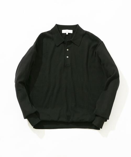 URBAN RESEARCH ROSSO MEN(アーバンリサーチロッソメン)の「コットンカシミヤニットポロシャツ(ニット/セーター・メンズ・グレー系その他/グレー/ブラック/アイボリー・MEDIUM/LARGE)」の21枚目の写真