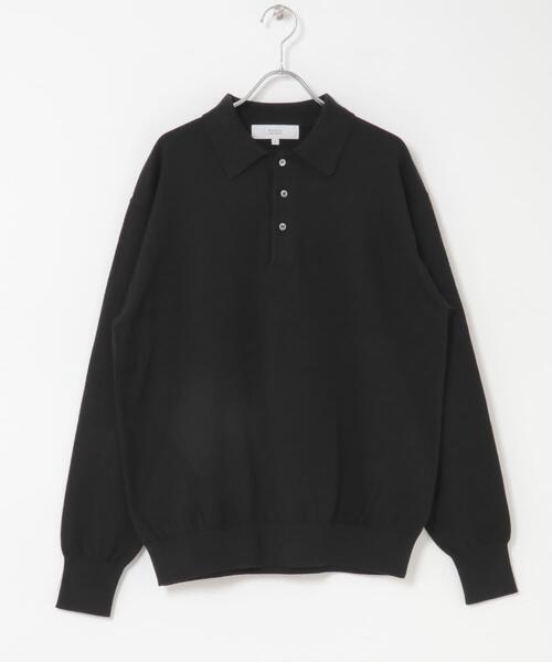 コットンカシミヤニットポロシャツ（ニット/セーター）｜URBAN