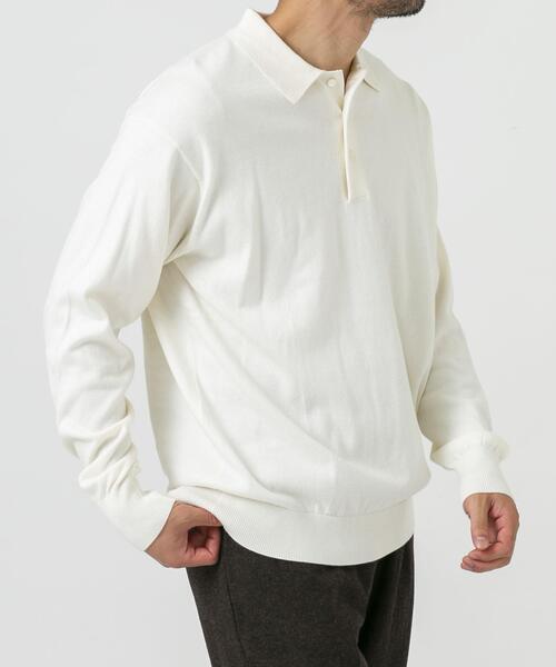 セール】コットンカシミヤニットポロシャツ（ニット/セーター）｜URBAN