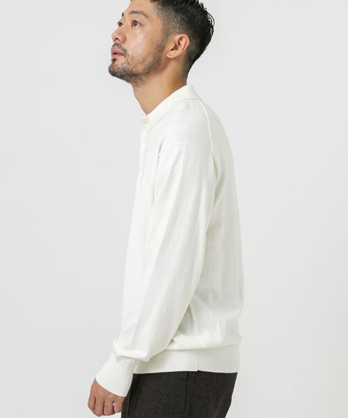 セール】コットンカシミヤニットポロシャツ（ニット/セーター）｜URBAN