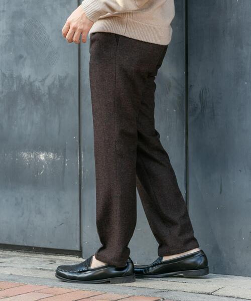 URBAN RESEARCH ROSSO MEN（アーバンリサーチロッソメン）の「『XLサイズあり』ウールツイードテーパードパンツ（その他パンツ・メンズ・ブラック/チャコールグレー/ダークブラウン・MEDIUM/LARGE/X-LARGE）」の5枚目の写真