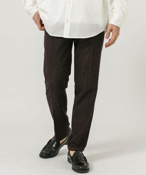 URBAN RESEARCH ROSSO MEN（アーバンリサーチロッソメン）の「『XLサイズあり』ウールツイードテーパードパンツ（その他パンツ・メンズ・ブラック/チャコールグレー/ダークブラウン・MEDIUM/LARGE/X-LARGE）」の10枚目の写真