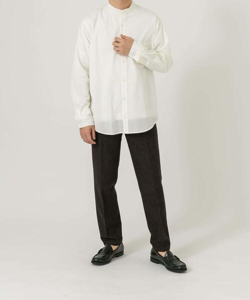 URBAN RESEARCH ROSSO MEN（アーバンリサーチロッソメン）の「『XLサイズあり』ウールツイードテーパードパンツ（その他パンツ・メンズ・ブラック/チャコールグレー/ダークブラウン・MEDIUM/LARGE/X-LARGE）」の14枚目の写真